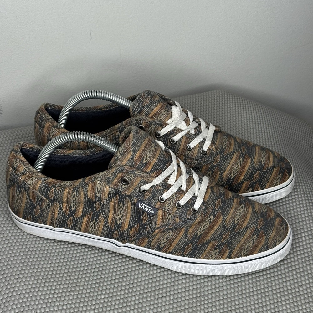 Vans Shoes Sneakers Women 9.5 Multicolor Aztec Skateboarding